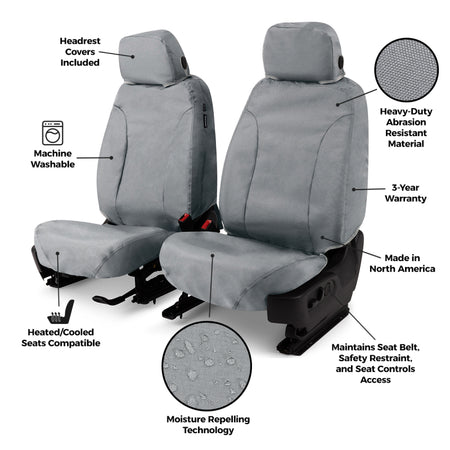 Covercraft 10-15 Mercedes-Benz Sprinter Endura Waterproof SeatSaver Custom Frt Row Seat Covers-Taupe