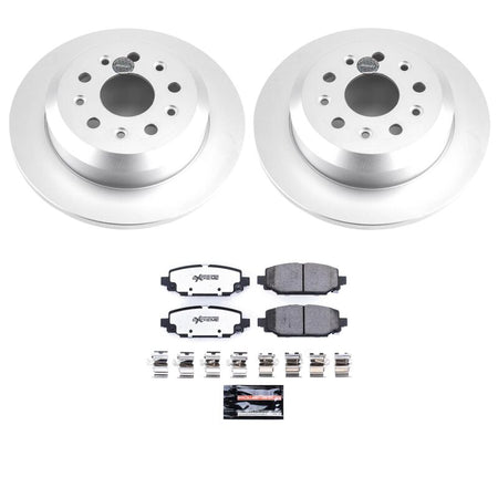 Power Stop 18-25 Jeep Wrangler Rear Z36 Coated Truck & Tow Brake Kit