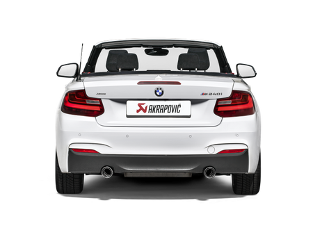 Akrapovic 16-17 BMW M240i (F22 F23) Evolution Line Cat Back (SS) w/ Carbon Tips (Req. Link Pipe)