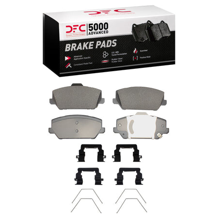 DFC 22-25 Hyundai Kona N Front 5000 Advanced Low Metallic Brake Pads and Hardware Kit