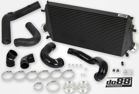 do88 10-11 SAAB NG 9-5 2.8T/Turbo6 BigPack Intercooler Kit w/Black Hoses