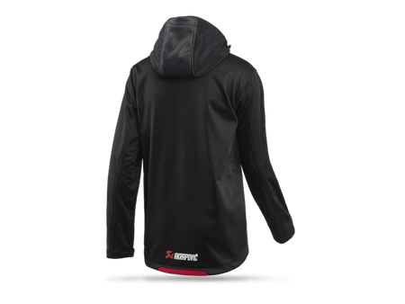 Akrapovic Mens Corpo Softshell Jacket Black - 3XL