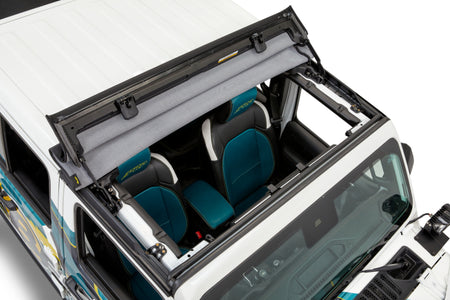 Bestop 20-26 Jeep Gladiator / 18-26 Wrangler JL Sunrider For Hardtop (Black Diamond)