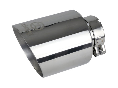 aFe Takeda Universal Exhaust Tip 2-1/2 IN Inlet x 4-1/2 IN Outlet x 7 IN L- Polished