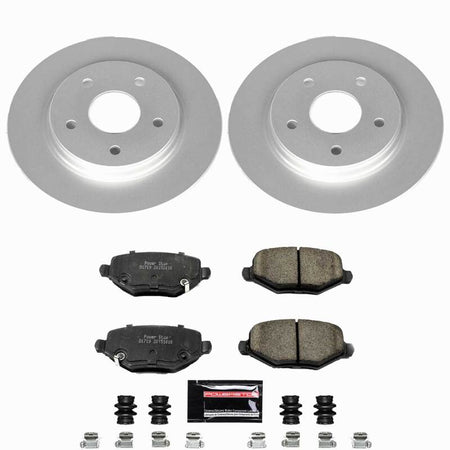 Power Stop 12-16 Chrysler Town & Country Rear Z23 Coated Brake Kit