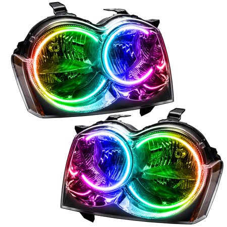 Oracle 05-07 Jeep Grand Cherokee SMD HL (Non-HID) - ColorSHIFT w/ BC1 Controller