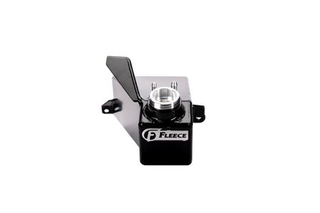 Fleece Performance 19-24 Ram 2500-3500 Cummins 6.7L Aluminum Replacement Coolant Tank (Black)