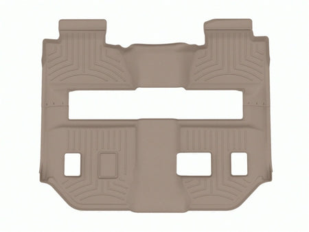 WeatherTech 15-20 GMC Yukon XL Rear FloorLiner HP - Tan (2pc - 2nd Row Bench & 3rd row)