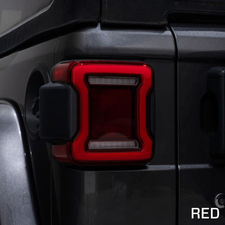Form Lighting 2018-2023 Jeep Wrangler LED Tail Lights Red (Pair)
