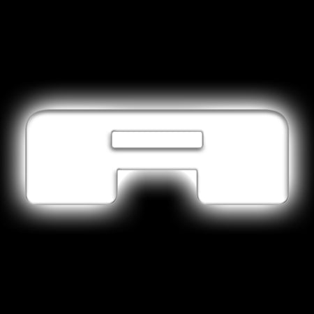 ORACLE Lighting Universal Illuminated LED Letter Badges - Matte Wht Surface Finish - A
