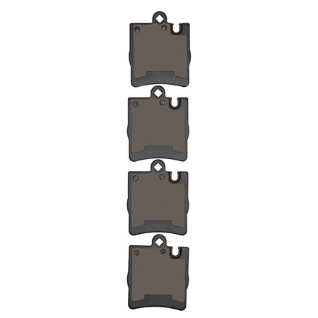 R1 1996-2011 Mercedes-Benz C230 Rear R1 Euro Ceramic Pads & Hardware Kit