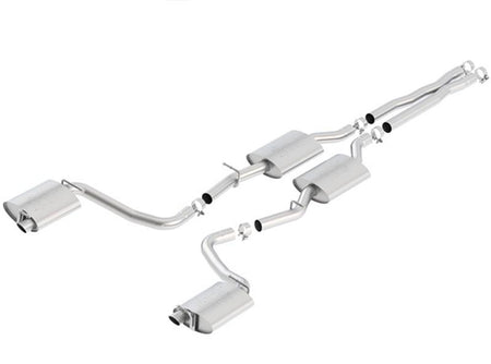 Borla 15-16 Dodge Charger R/T 5.7L No Tip Use Factory Valence Single Split Rear Exit ATAK Exhaust