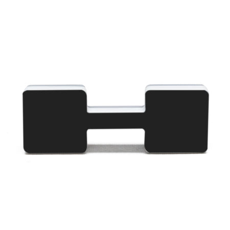 ORACLE Lighting Universal Illuminated LED Letter Badges - Matte Blk Surface Finish - H