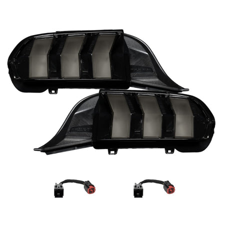 Form Lighting 2024+ Ford Mustang Sequential LED Tail Lights Smoked (Pair)