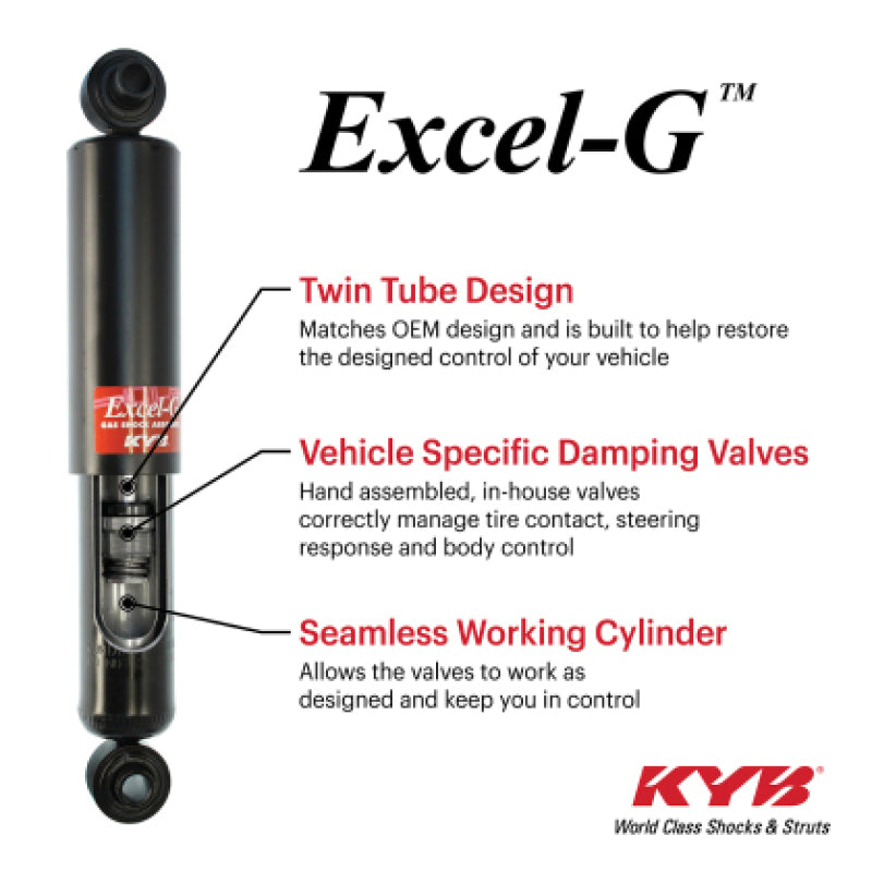 KYB 19-21 Chevrolet Silverado w/ Z85 / GMC Sierra w/ Z85 (Increased Capacity) Excel-G Shock - Rear