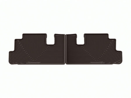 WeatherTech 22-23 Infiniti QX60 / Nissan Pathfinder Rear Rubber Mats - Cocoa