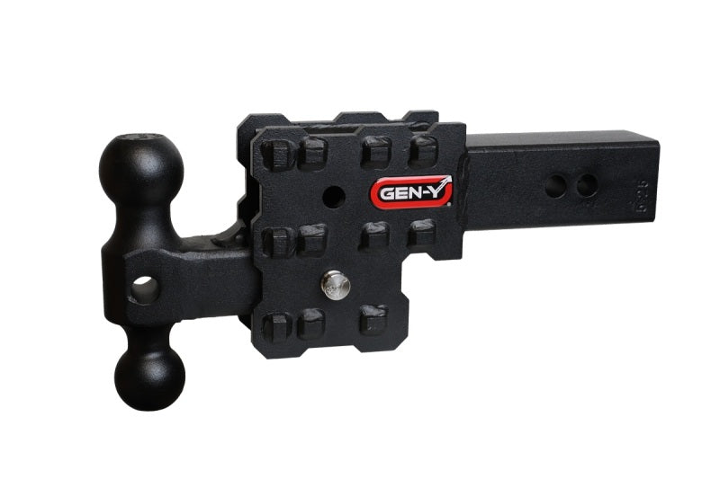 Gen-Y Phantom-X 2.5in Solid Shank 2.5in Drop 1.6K TW 16K Hitch w/GH-051 (No Flat Towing)