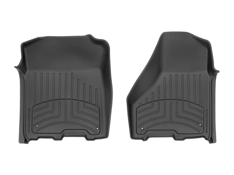 WeatherTech 12-18 Dodge Ram 1500 Crew Cab / Extended Cab Front FloorLiner HP - Black