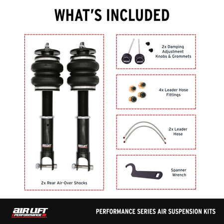 Air Lift 15-20 Acura TLX / 13-17 Honda Accord Rear Performance Air Suspension Kit