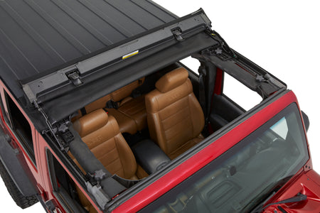 Bestop 07-18 Jeep Wrangler JK Sunrider For Hardtop (Premium Black Twill 2-Door Or 4-Door)