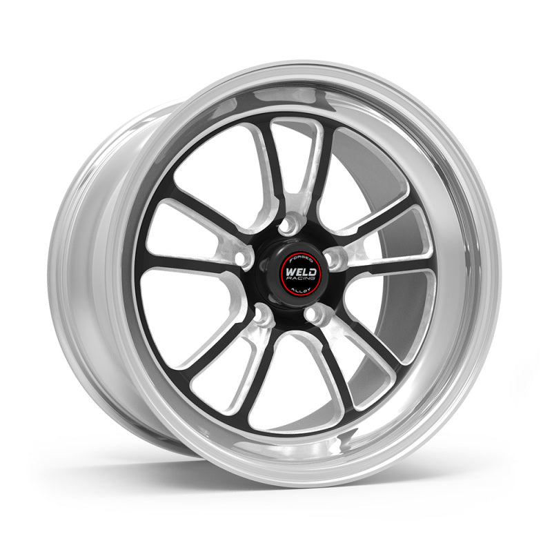 Weld S70 RT-S 17x11 / 5x115 BP / 5.8in BS Black Wheel 3.18in ID (High Pad) - Non-Beadlock