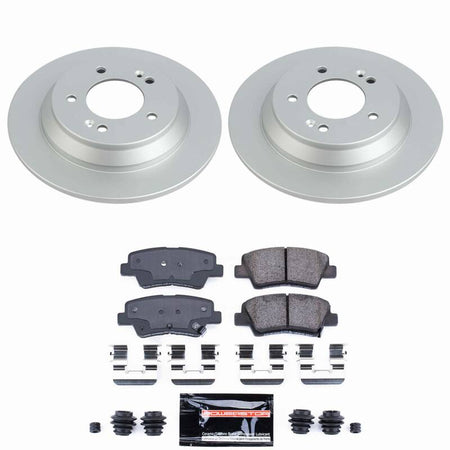 Power Stop 22-23 Hyundai Kona Rear Z23 Coated Brake Kit