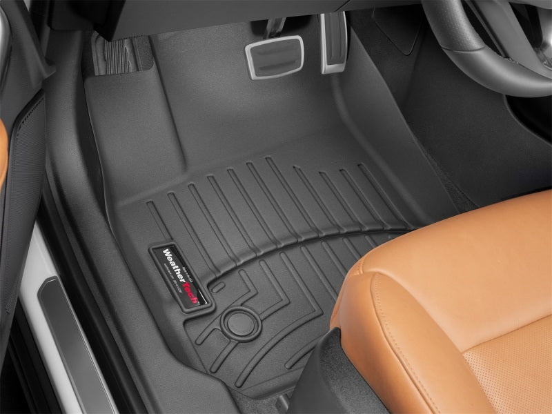WeatherTech 2019+ Cadillac XT4 Front FloorLiner - Black