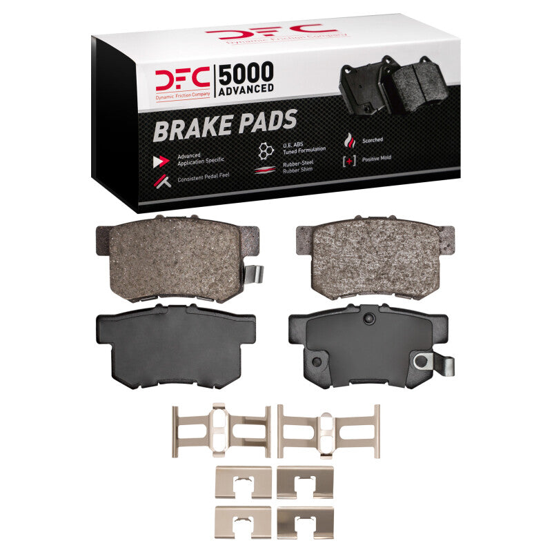 DFC 87-22 Acura RSX Rear 5000 Advanced Ceramic Brake Pads and Hardware Kit