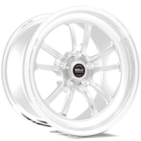 Weld S70 17x10.5 / 5x120mm BP / 7.7in. BS Polished Wheel (High Pad) - Non-Beadlock