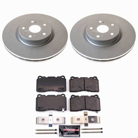 Power Stop 05-14 Subaru Impreza Front Z23 Coated Brake Kit