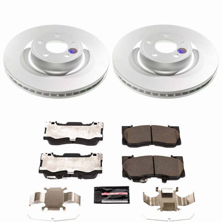 Power Stop 21-23 Ford Mustang Front Z23 Coated Brake Kit