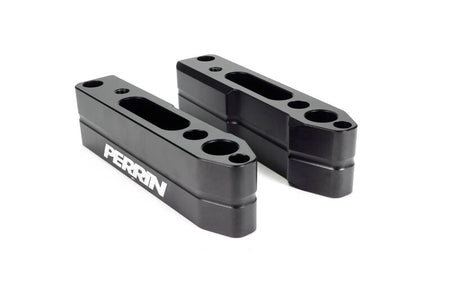 PERRIN 15-21 Subaru WRX/STI Front Mount Intercooler Bracket - Black