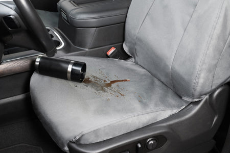 Covercraft 15-21 Ford Transit Endura Waterproof SeatSaver Third Row Seat Covers-Grey