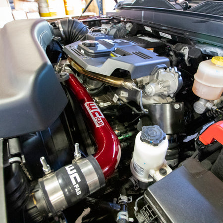 Wehrli 19-24 6.7L Cummins Standard Output (SO) Upper Coolant Pipe - Flat Black