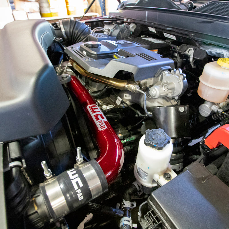 Wehrli 19-24 6.7L Cummins Standard Output (SO) Upper Coolant Pipe - Bronze Chrome