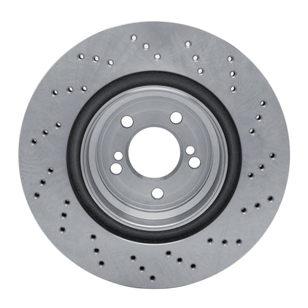 DFC 15-20 BMW M2 Left Rear Drilled Brake Rotor