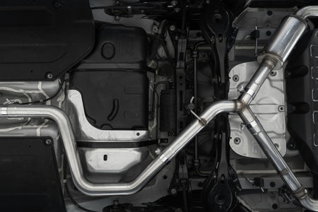 MBRP 22-23 Hyundai Elantra N 2.0L Turbo T304 5in OD CF Tips Dual Outlet 3in Cat Back Exhaust