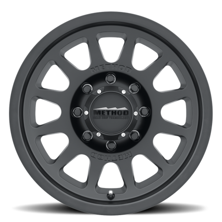Method MR703 17x8.5 0mm Offset 8x6.5 130.81mm CB Matte Black Wheel