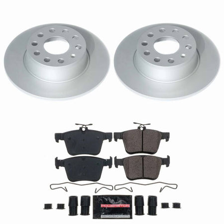 Power Stop 19-24 Volkswagen Jetta Rear Z23 Coated Brake Kit