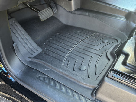 WeatherTech 19-25 Chevy Silverado Crew Cab / Double Cab Front FloorLiner HP - Black