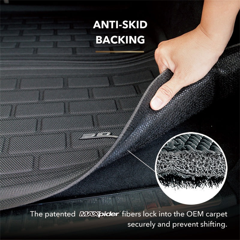 3D MAXpider 22-25 Jeep Grand Cherokee 4XE Kagu Cargo Liner - Black