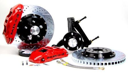 Baer Brakes 71-76 Buick LeSabre STD Studs 14in Extreme+ Front SDZ Brake Kit - Black