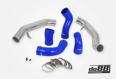 do88 Volvo S60 V60 XC60 V70 XC70 S80 3.0L T6 Pressure Pipes w/Blue Hoses