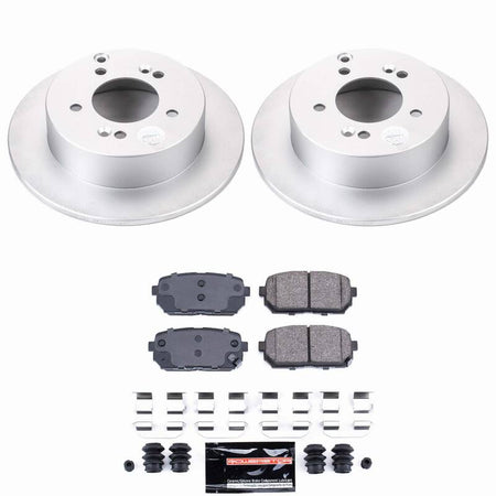 Power Stop 07-10 Kia Rondo Rear Z23 Coated Brake Kit