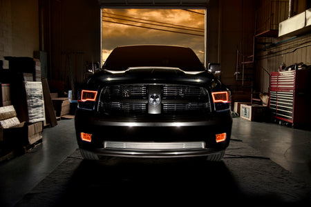 Oracle Lighting 09-18 RAM 1500 Sport Halo Headlights - Blk Housing w/No Controller