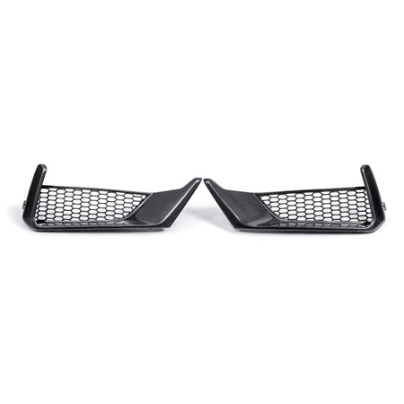 Anderson Composites 2024 Ford Mustang Dark Horse Carbon Fiber Front Bumper Inserts