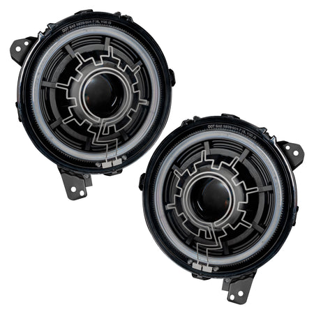 Oracle Lighting 18-22 Jeep Wrangler JL Oculus Bi-LED Projector Headlights