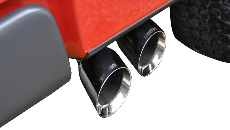 Corsa 2010-2010 Ford F-150 Raptor 5.4L V8 Polished Sport Cat-Back Exhaust