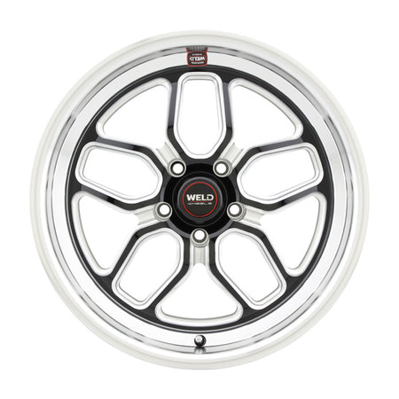 Weld S107 18X10 Laguna 5X120.65 ET30 BS6.7 Gloss Black MIL Dia 70.3