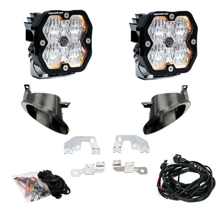Baja Designs 14-18 Mercedes Sprinter Van 2500/3500 Squadron Sport 2.0 Fog Pocket Kit (WC) - Clear
